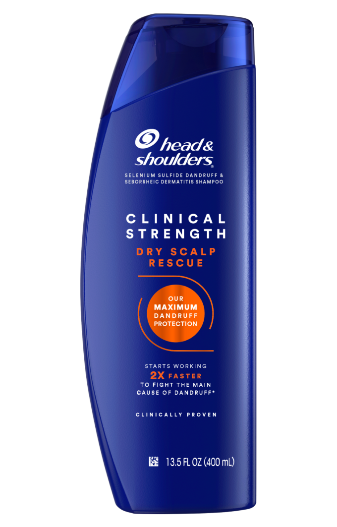 Clinical Strength Dry Scalp Rescue Shampoo, for Stubborn Dandruff