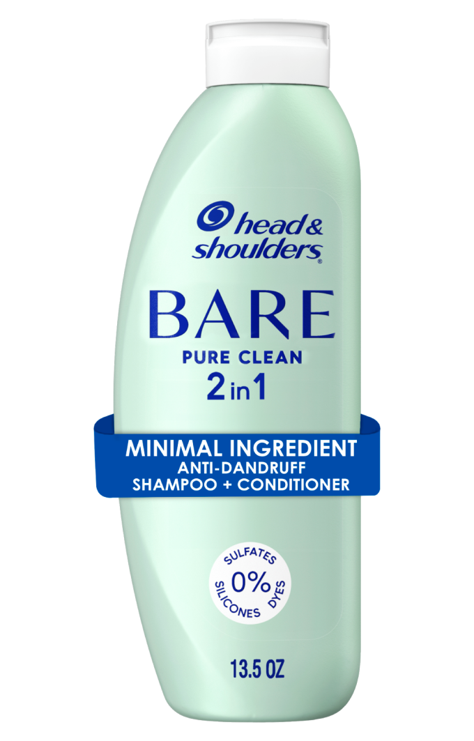 BARE Pure Clean 2in1 Dandruff Shampoo and Conditioner, Anti-Dandruff Treatment