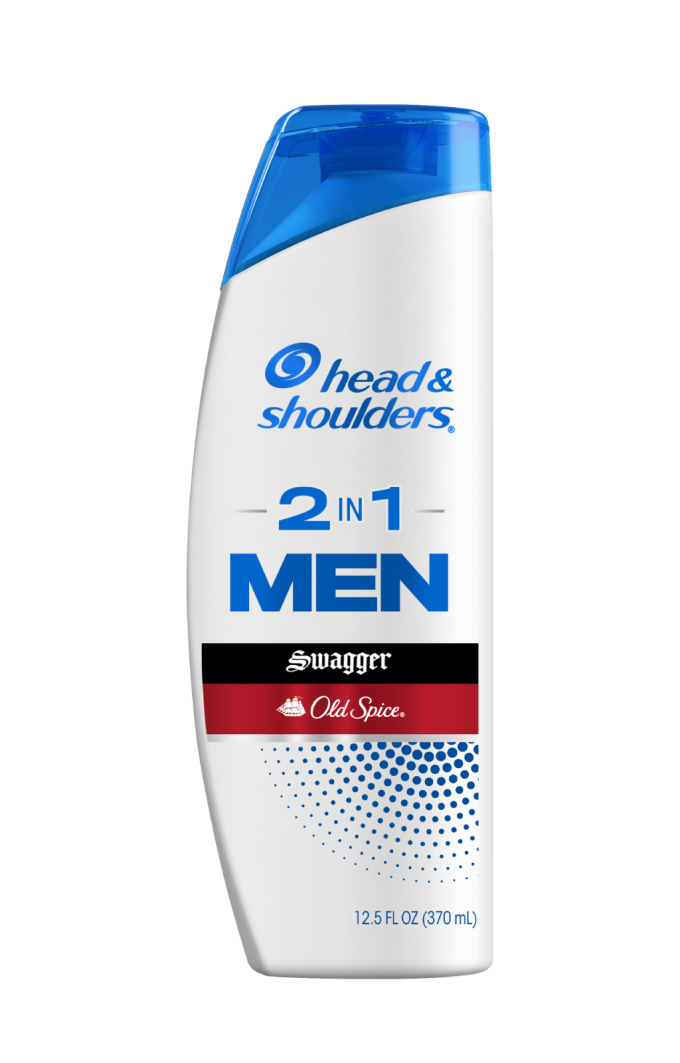 Mens 2 in 1 Dandruff Shampoo and Conditioner, Old Spice Swagger