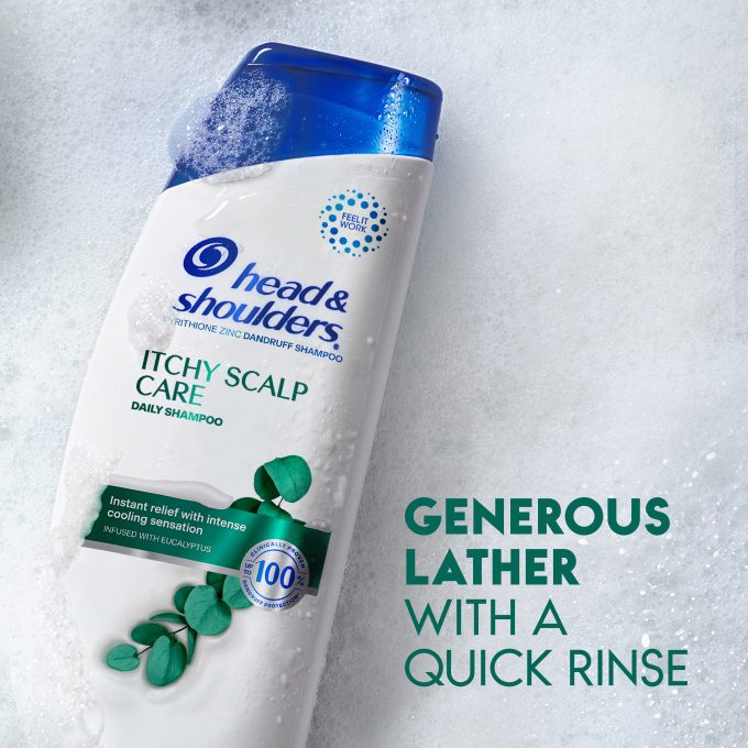 Itchy Scalp Care Anti-Dandruff Shampoo for Daily Use, Paraben Free