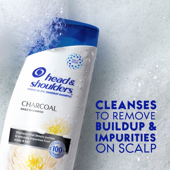 Charcoal Anti-Dandruff Shampoo for Daily Use, Paraben Free