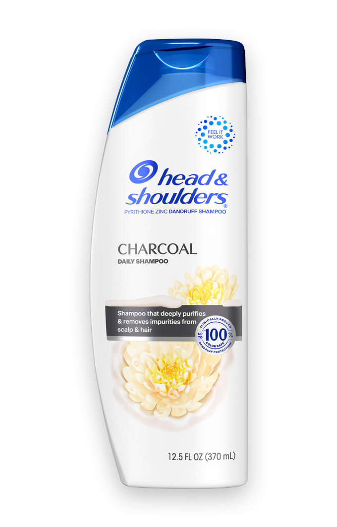 Charcoal Anti-Dandruff Shampoo for Daily Use, Paraben Free