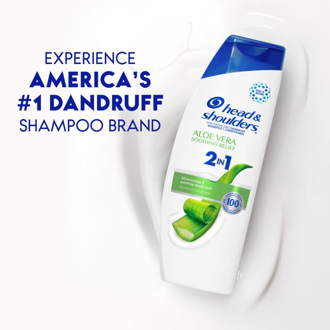 2 in 1 Dandruff Shampoo and Conditioner, Anti-Dandruff Treatment, Aloe Vera for Soothing Scalp Relief, Paraben Free