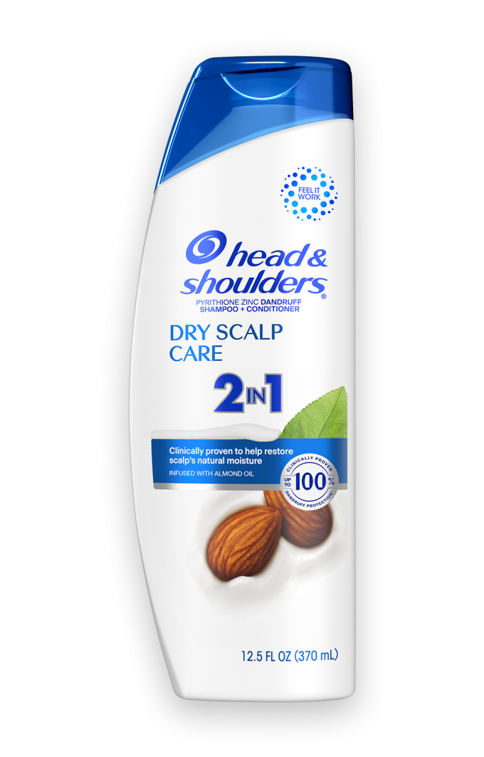 Dry Scalp Care Anti-Dandruff 2 in 1 Shampoo and Conditioner for Daily Use, Paraben Free