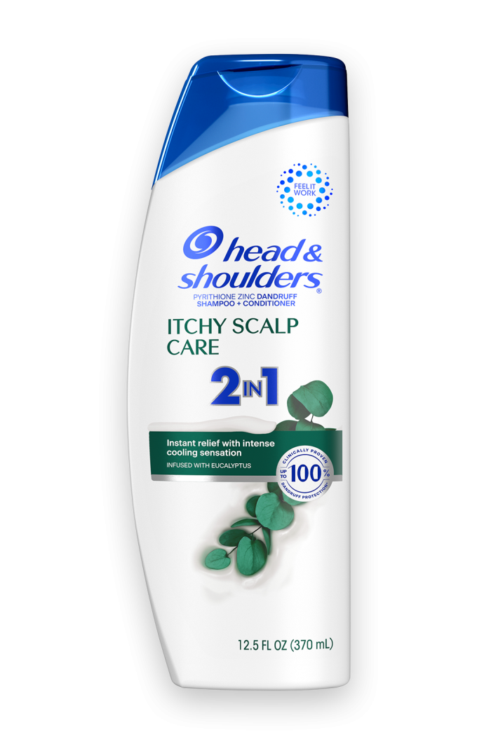 Itchy Scalp Care Anti-Dandruff 2 in 1 Shampoo and Conditioner for Daily Use, Paraben Free