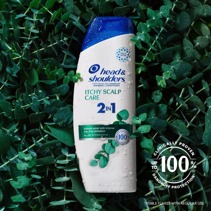 Itchy Scalp Care Anti-Dandruff 2 in 1 Shampoo and Conditioner for Daily Use, Paraben Free