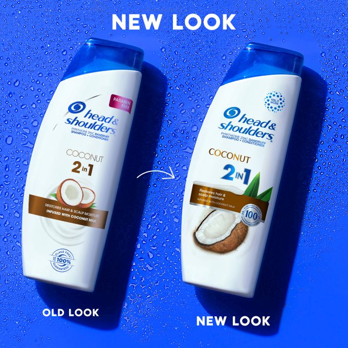 Coconut Anti-Dandruff 2 in 1 Dandruff Shampoo and Conditioner for Daily Use, Paraben Free