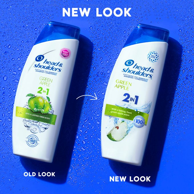 Green Apple Anti-Dandruff 2 in 1 Dandruff Shampoo and Conditioner for Daily Use, Paraben Free