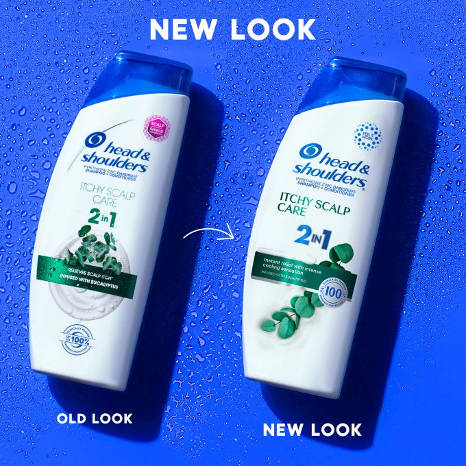 Itchy Scalp Care Anti-Dandruff 2 in 1 Shampoo and Conditioner for Daily Use, Paraben Free