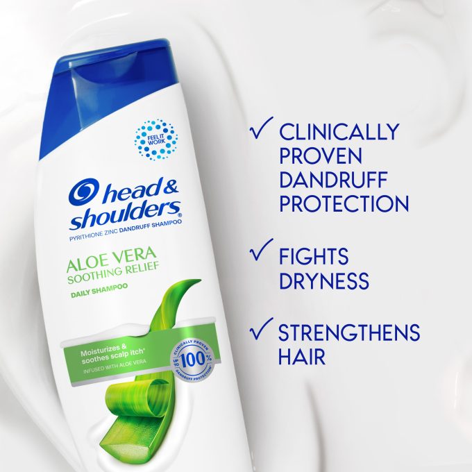 Dandruff Shampoo, Anti-Dandruff Treatment, Aloe Vera for Soothing Scalp Relief, Paraben Free