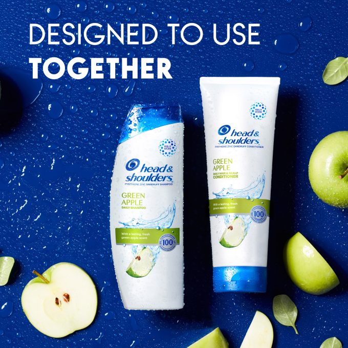 Green Apple Anti-Dandruff Shampoo for Daily Use, Paraben Free