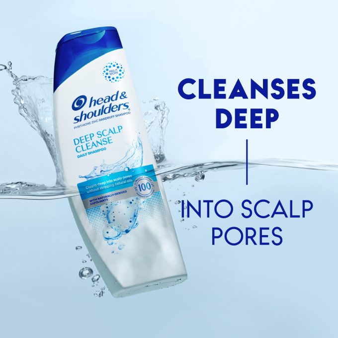 Deep Scalp Cleanse Anti-Dandruff Shampoo for Daily Use, Paraben Free