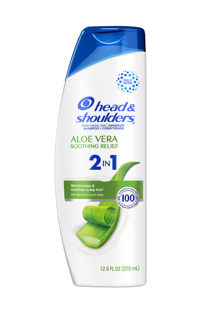 2 in 1 Dandruff Shampoo and Conditioner, Anti-Dandruff Treatment, Aloe Vera for Soothing Scalp Relief, Paraben Free